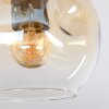 Ripoll Plafoniera, Lampada a sfera Écru, Nero, 3-Luci