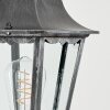 Lignac Lampada da parete per esterno, Applique Nero, Argento, 1-Luce