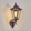 Lignac Lampada da parete per esterno, Applique Nero, Argento, 1-Luce