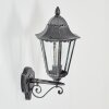 Lignac Lampada da parete per esterno, Applique Nero, Argento, 1-Luce