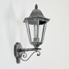 Lignac Lampada da parete per esterno, Applique Nero, Argento, 1-Luce