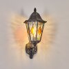 Lignac Lampada da parete per esterno, Applique Nero, Argento, 1-Luce