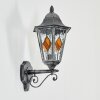 Lignac Lampada da parete per esterno, Applique Nero, Argento, 1-Luce