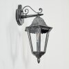 Lignac Lampada da parete per esterno, Applique Nero, Argento, 1-Luce