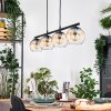 Koyoto Lampadario a sospensione, Lampada a sfera, Lampada a sospensione Ambrato, Chiaro, 4-Luci