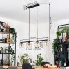 Koyoto Lampadario a sospensione, Lampada a sfera, Lampada a sospensione Ambrato, Chiaro, 4-Luci