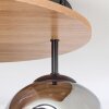 Ripoll Plafoniera, Lampada a sfera Écru, Nero, 3-Luci
