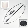 Bassagoda Lampada da terra Cromo, Nero, 1-Luce