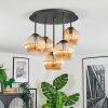 Koyoto Plafoniera, Lampada a sfera 41 cm Ambrato, 5-Luci
