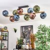 Koyoto Plafoniera, Lampada a sfera Oro, Nero, 10-Luci