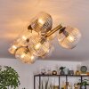 Koyoto Plafoniera, Lampada a sfera Oro, Nero, 10-Luci