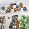 Koyoto Plafoniera, Lampada a sfera Oro, Nero, 10-Luci