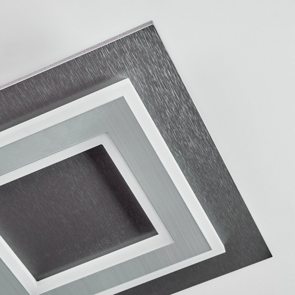 Lidor Plafoniera LED Nero, 1-Luce