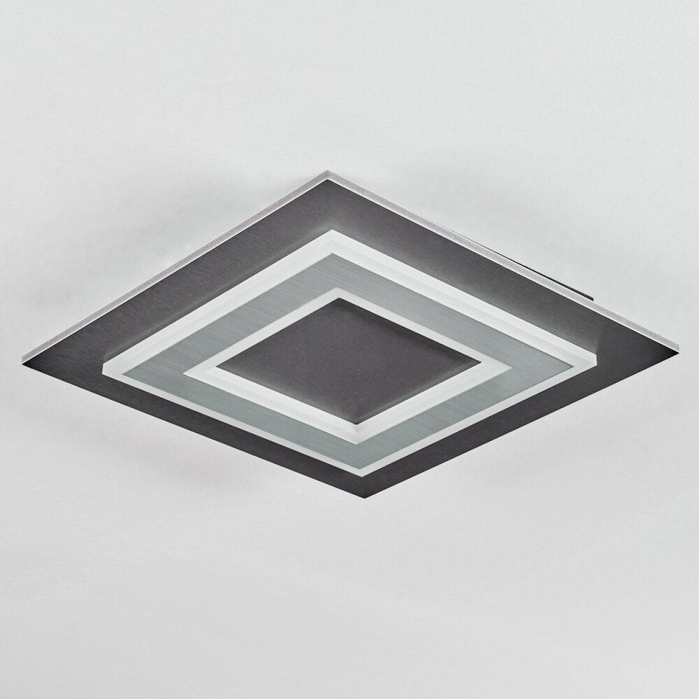 Lidor Plafoniera LED Nero, 1-Luce