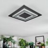 Lidor Plafoniera LED Nero, 1-Luce