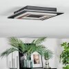 Lidor Plafoniera LED Nero, 1-Luce