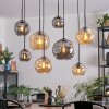 Ripoll Lampadario a sospensione, Lampada a sfera, Lampada a sospensione Ambrato, Grigio fumo, 8-Luci