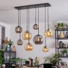 Ripoll Lampadario a sospensione, Lampada a sfera, Lampada a sospensione Ambrato, Grigio fumo, 8-Luci