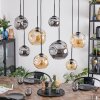 Ripoll Lampadario a sospensione, Lampada a sfera, Lampada a sospensione Ambrato, Grigio fumo, 8-Luci