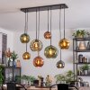 Ripoll Lampadario a sospensione, Lampada a sfera, Lampada a sospensione Blu, Oro, Verde, Ramato, 8-Luci