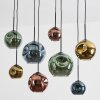 Ripoll Lampadario a sospensione, Lampada a sfera, Lampada a sospensione Blu, Oro, Verde, Ramato, 8-Luci