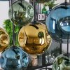 Ripoll Lampadario a sospensione, Lampada a sfera, Lampada a sospensione Blu, Oro, Verde, 8-Luci
