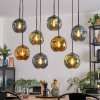 Ripoll Lampadario a sospensione, Lampada a sfera, Lampada a sospensione Blu, Oro, Verde, 8-Luci