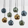 Ripoll Lampadario a sospensione, Lampada a sfera, Lampada a sospensione Blu, Oro, Verde, 8-Luci