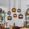 Koyoto Lampadario a sospensione, Lampada a sfera, Lampada a sospensione Blu, Oro, Verde, Ramato, 6-Luci