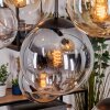 Gastor Lampadario a sospensione, Lampada a sfera, Lampada a sospensione Ambrato, Chiaro, Grigio fumo, 8-Luci