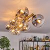 Ripoll Plafoniera, Lampada a sfera Oro, Nero, 10-Luci