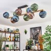 Koyoto Plafoniera, Lampada a sfera Oro, Nero, 10-Luci