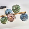 Koyoto Plafoniera, Lampada a sfera Oro, Nero, 10-Luci