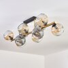 Ripoll Plafoniera, Lampada a sfera Oro, Nero, 10-Luci