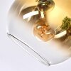 Koyoto Plafoniera, Lampada a sfera Oro, Nero, 10-Luci
