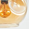 Ripoll Plafoniera, Lampada a sfera Ambrato, Chiaro, Grigio fumo, 5-Luci