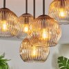 Ripoll Plafoniera, Lampada a sfera Ambrato, Chiaro, 5-Luci