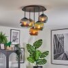 Koyoto Plafoniera, Lampada a sfera 45 cm Blu, Oro, Verde, 5-Luci