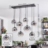 Ripoll Lampadario a sospensione, Lampada a sfera, Lampada a sospensione Chiaro, Grigio fumo, 8-Luci
