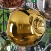 Ripoll Lampadario a sospensione, Lampada a sfera, Lampada a sospensione Blu, Cromo, Oro, Verde, Ramato, Grigio fumo, 8-Luci