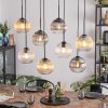 Koyoto Lampadario a sospensione, Lampada a sfera, Lampada a sospensione Ambrato, Chiaro, Grigio fumo, 8-Luci