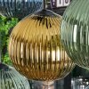 Koyoto Lampadario a sospensione, Lampada a sfera, Lampada a sospensione Blu, Oro, Verde, 8-Luci