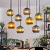 Koyoto Lampadario a sospensione, Lampada a sfera, Lampada a sospensione Blu, Oro, Verde, 8-Luci