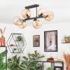 Koyoto Plafoniera, Lampada a sfera Ambrato, 6-Luci