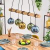 Koyoto Lampadario a sospensione, Lampada a sfera, Lampada a sospensione Écru, Nero, 5-Luci