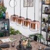 Lauden Lampadario a sospensione, Lampada a sospensione Chiaro, Ramato, 4-Luci
