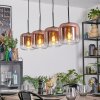 Lauden Lampadario a sospensione, Lampada a sospensione Chiaro, Ramato, 4-Luci