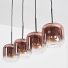 Lauden Lampadario a sospensione, Lampada a sospensione Chiaro, Ramato, 4-Luci