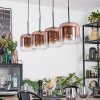 Lauden Lampadario a sospensione, Lampada a sospensione Chiaro, Ramato, 4-Luci