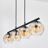 Ripoll Lampadario a sospensione, Lampada a sfera, Lampada a sospensione Ambrato, Chiaro, 4-Luci